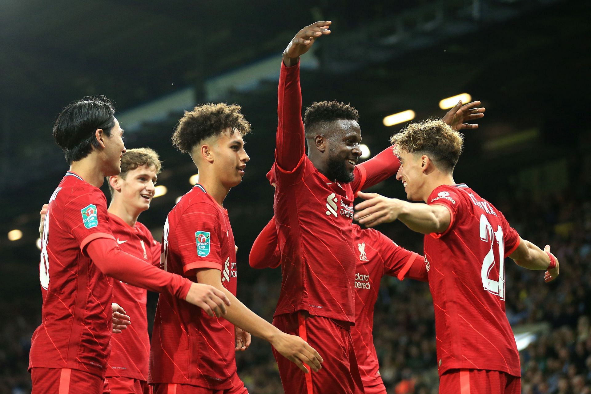 Liverpool have made a total of 165 attempts towards the goal so far in the Premier League